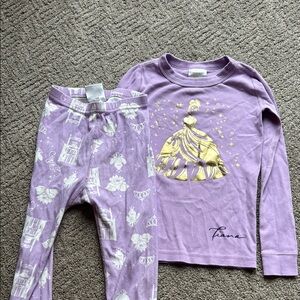 Purple and Gold Kids Pajamas